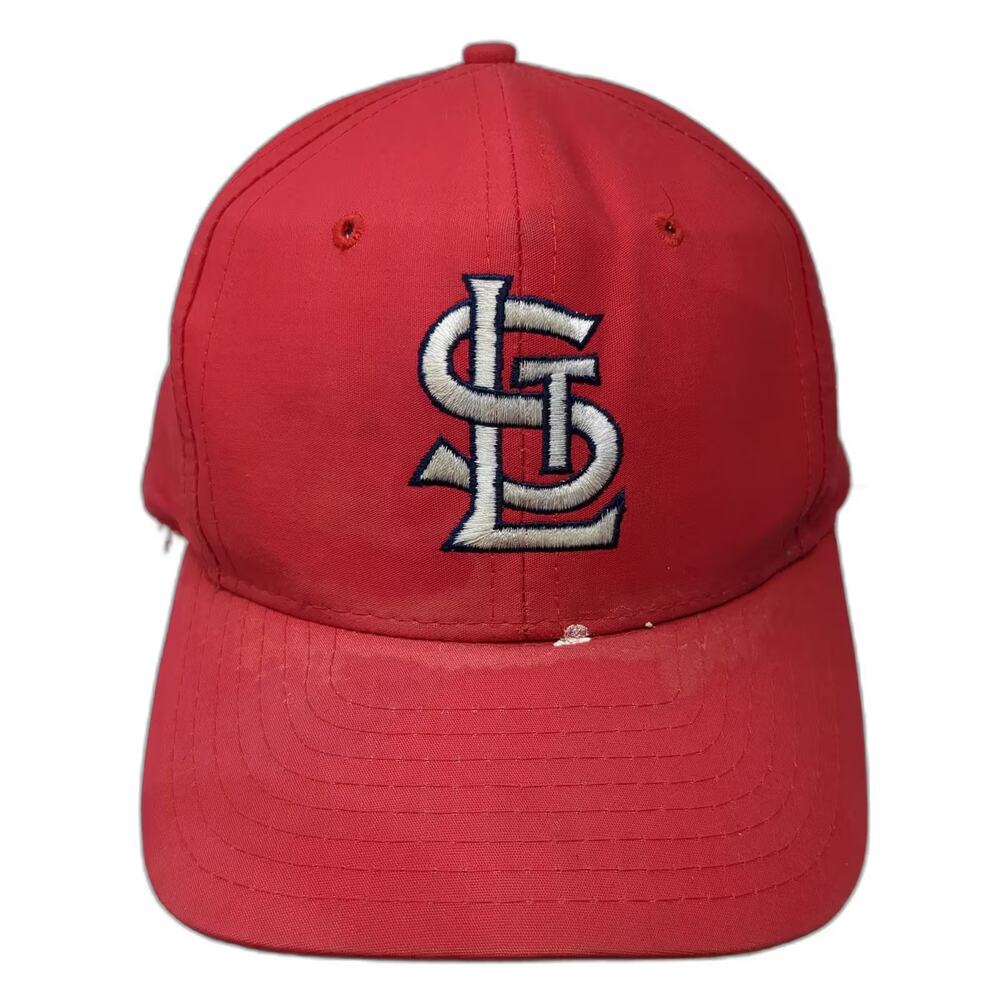 St. Louis Cardinals MLB Pro Star Red Snapback Hat Cap One Size Green Underbrim